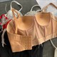 Quasten Strass Camisole Crop Top