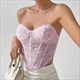 Schnürung Rückenfreies Korsett Slim Tank Top