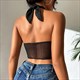 Damen Rückenfreies Halter Neck Tank Top