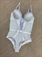 Lace Solid One-Piece Bra Panty Set