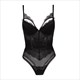 Lace Push Up Embroidery Bodysuit