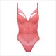 Lace Push Up Embroidery Bodysuit