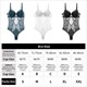 Lace Bodysuit Lingerie With Push Up Bra And Thongs Set