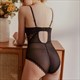 Lace Shaper Bodysuit Lingerie Bra Panty Set