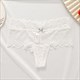 Transparente Spitzen-Höschen mit Schleifenverzierung für Damen