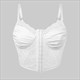 Lace-Breasted Pleated Camisole Corset Top