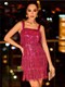 black and White Sequin Summer Dress