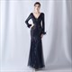 Elegant Sequin Evening Dress For Weddings And Parties