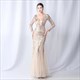 Sequin Sleeve Gowns For Special Occasions