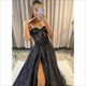 glittery Tulle Ruffled Prom Dress: A Showstopper