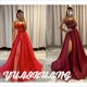 glittery Tulle Ruffled Prom Dress: A Showstopper