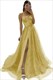 glittery Tulle Ruffled Prom Dress: A Showstopper