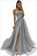 glittery Tulle Ruffled Prom Dress: A Showstopper