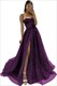 glittery Tulle Ruffled Prom Dress: A Showstopper