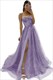 glittery Tulle Ruffled Prom Dress: A Showstopper