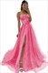 glittery Tulle Ruffled Prom Dress: A Showstopper