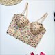 Elegant Beaded Bustier Bra Top