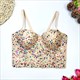 Elegant Beaded Bustier Bra Top