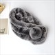 Rabbit Fur Scarf - Stylish Natural Warm Winter Accessory