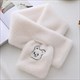 women's Faux Fur Cross Scarf: Cozy Winter Warmth