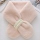 women's Faux Fur Cross Scarf: Cozy Winter Warmth