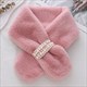 women's Faux Fur Cross Scarf: Cozy Winter Warmth