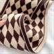 Diamond Knitted Scarf For Winter Style