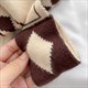 Diamond Knitted Scarf For Winter Style