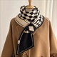 Diamond Knitted Scarf For Winter Style