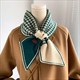 houndstooth Plaid Luxury Knitted Scarf