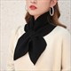 korean Style Knitted Scarf: Bowknot, Fishtail, and Solid Colors