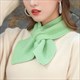 korean Style Knitted Scarf: Bowknot, Fishtail, and Solid Colors
