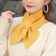 korean Style Knitted Scarf: Bowknot, Fishtail, and Solid Colors