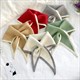 korean Knitted Cross Scarf: Warmth and Style in One