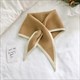 korean Knitted Cross Scarf: Warmth and Style in One