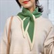 korean Knitted Cross Scarf: Warmth and Style in One