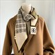 Knitted Scarf With Bowknot Design, Double-Sided Warm Fashion Scarf