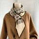 Knitted Scarf With Bowknot Design, Double-Sided Warm Fashion Scarf