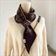 Knitted Scarf With Bowknot Design, Double-Sided Warm Fashion Scarf