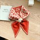 Knitted Floral Luxury Scarf