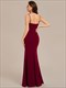 elegant V-Neck Side-Split Fishtail Evening Gowns
