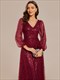 chic Chiffon V-Neck Maxi Guest Dress