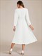chic Knee-Length Chiffon Dresses for Wedding Guests