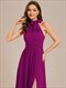 elegant Chiffon Halter Neckline Evening Gowns