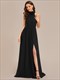 elegant Chiffon Halter Neckline Evening Gowns
