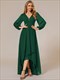 maxi Long Chiffon Evening Gowns with Sleeves