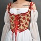 lace-Up Boned Overbust Corset Crop Top
