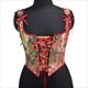 lace-Up Boned Overbust Corset Crop Top