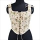 lace-Up Boned Overbust Corset Crop Top