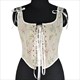 lace-Up Boned Overbust Corset Crop Top